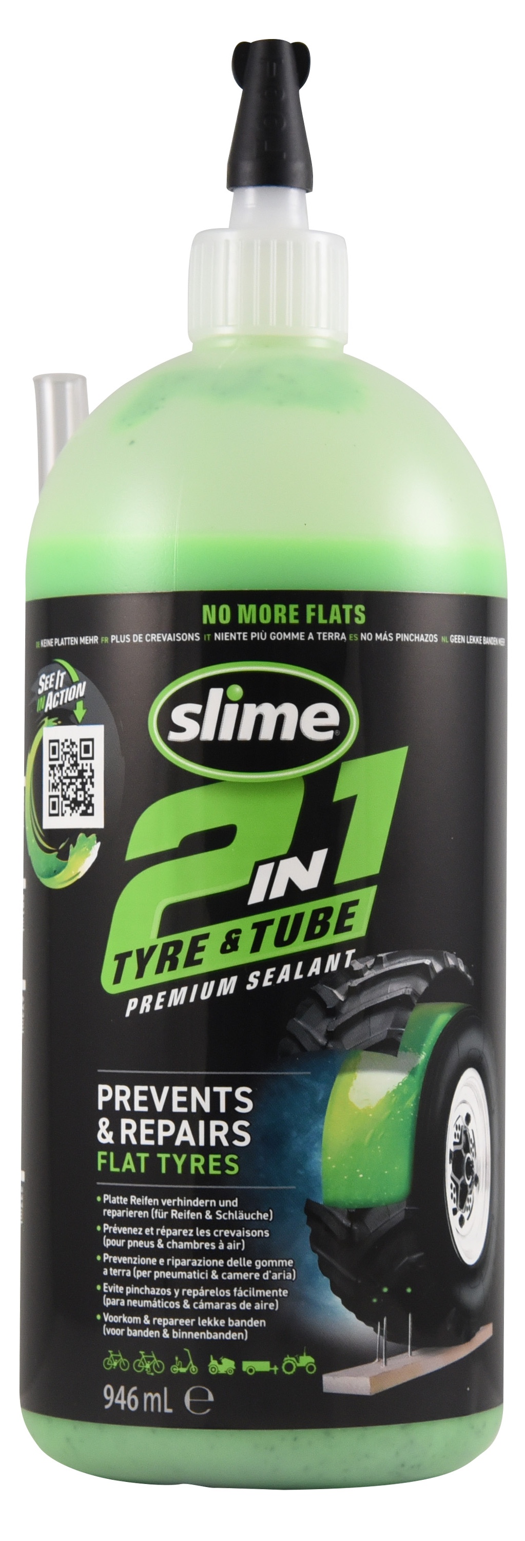 Slime 2-in-1 Tyre & Tube Sealant 946ml