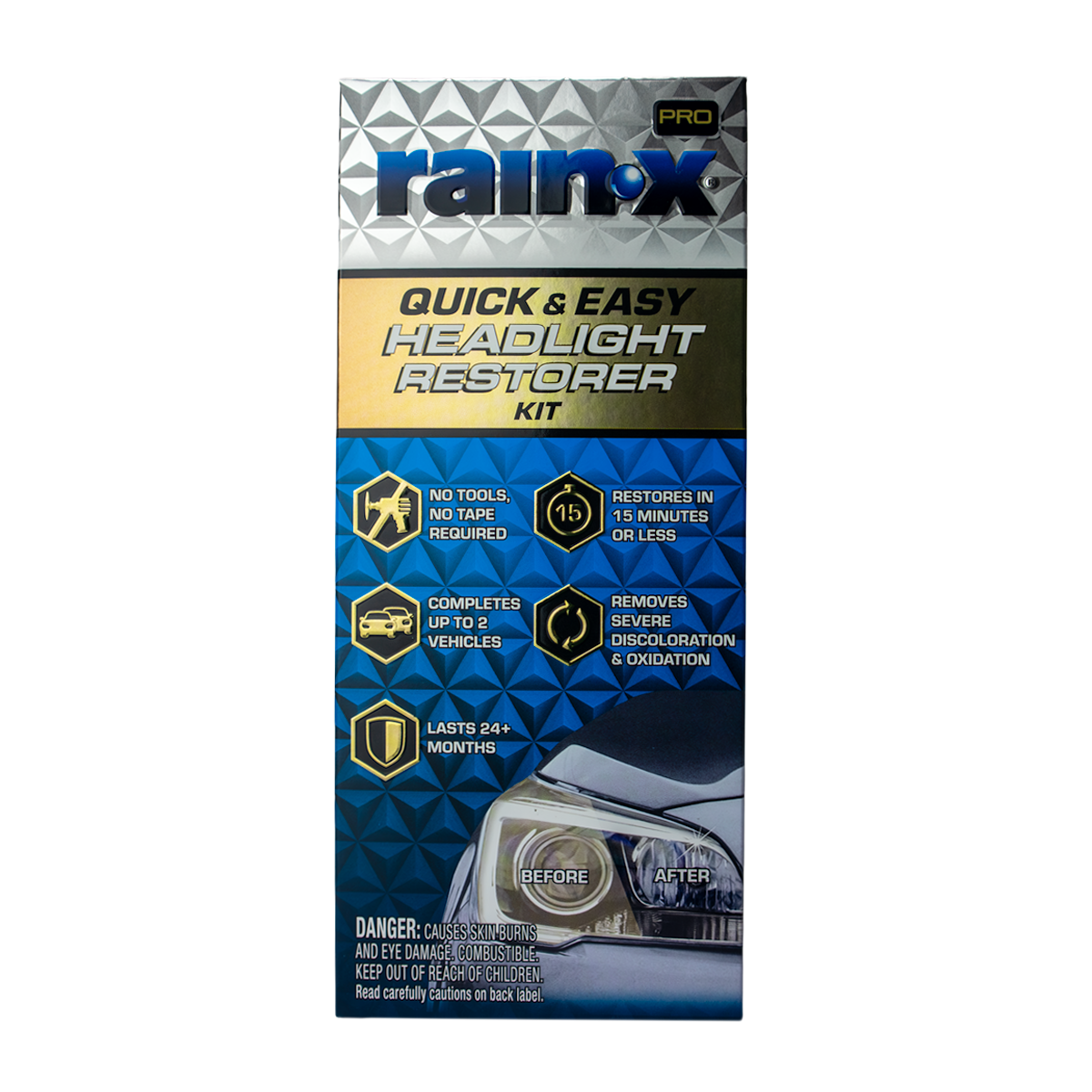 Rain-X Pro Headlight Restorer Kit