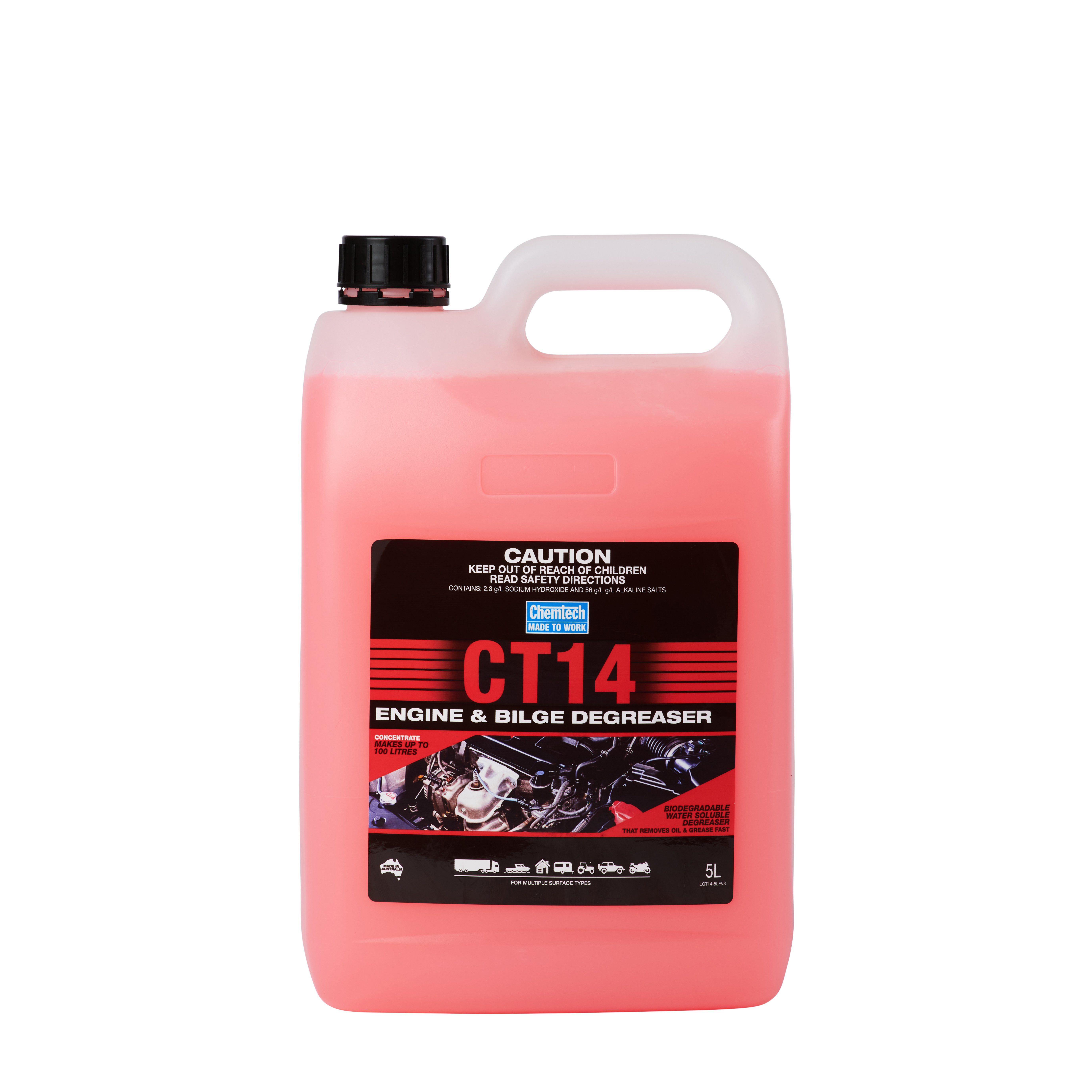 Chemtech CT14 Engine and Bilge Degreaser 5L