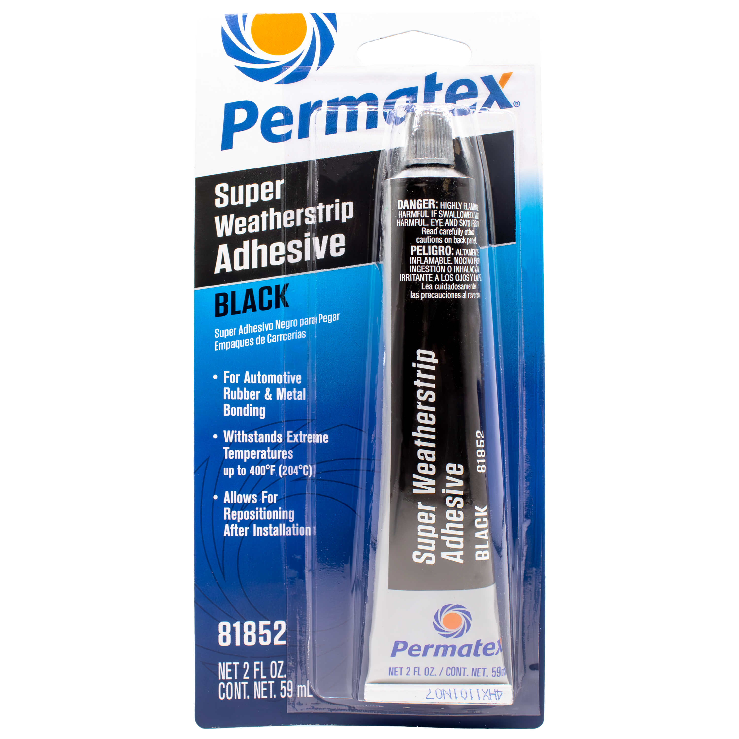 Permatex Black Super Weatherstrip Adhesive 59ml